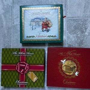 White House Historical Association Christmas Ornament Set